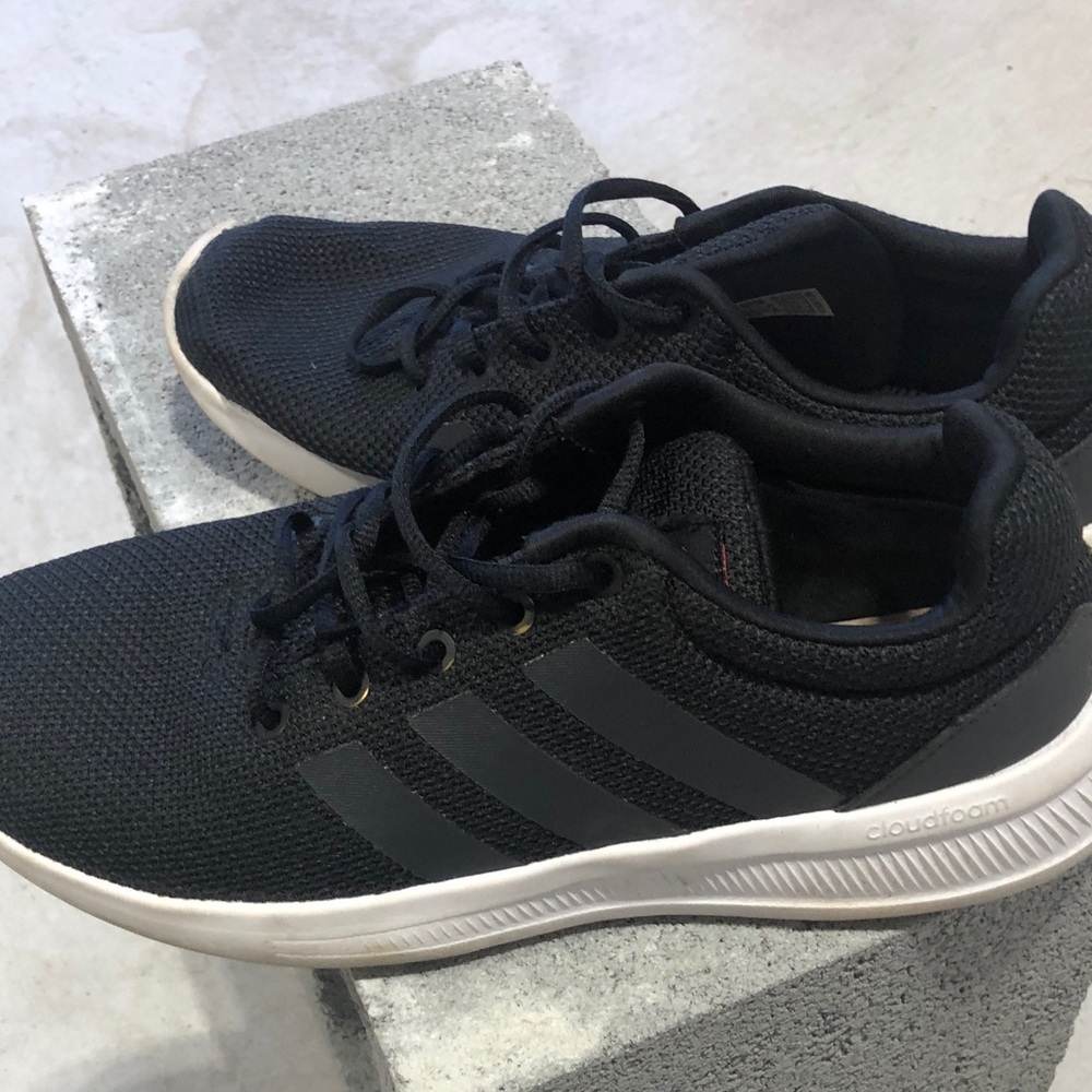 Adidas Black Cloudfoam Athletic Shoes